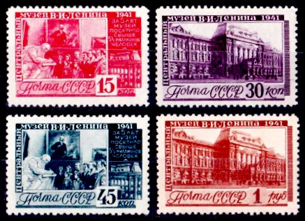 Russia stamp 808/811 - Russia Scott nr. 852/855