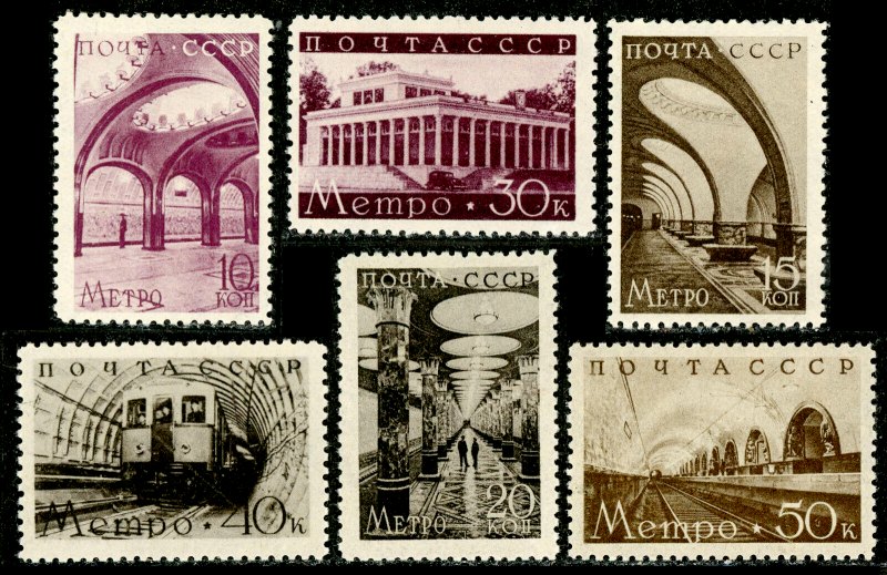 Russia stamp 634/639 - Russia Scott nr. 687/692