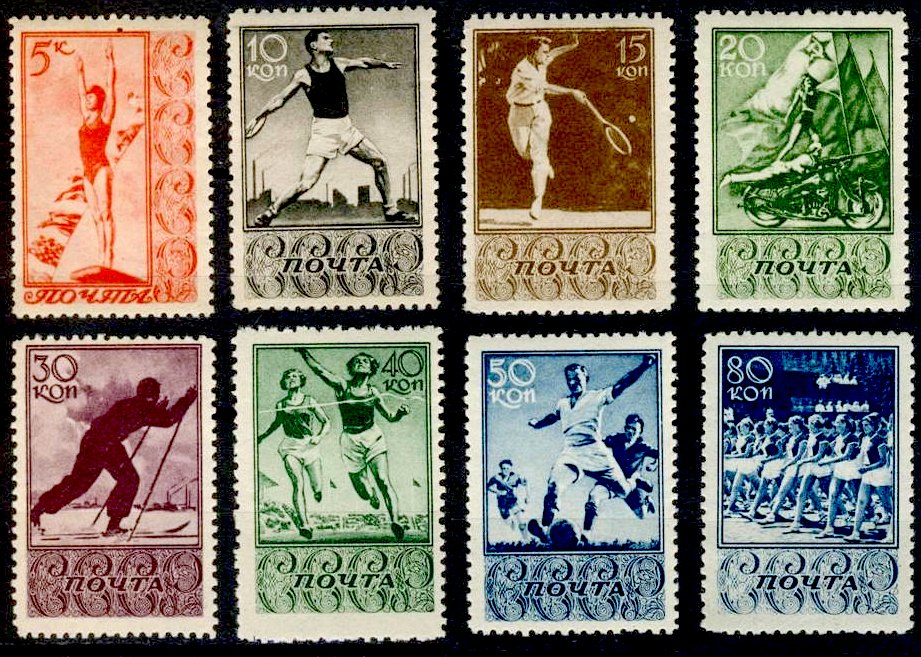 Russia stamp 645/652 - Russia Scott nr. 698/705
